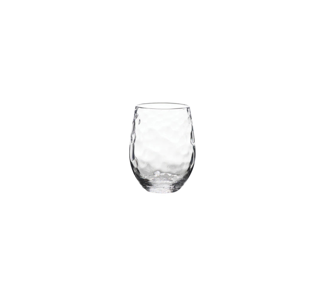 Puro Stemless Wine Glass Clear