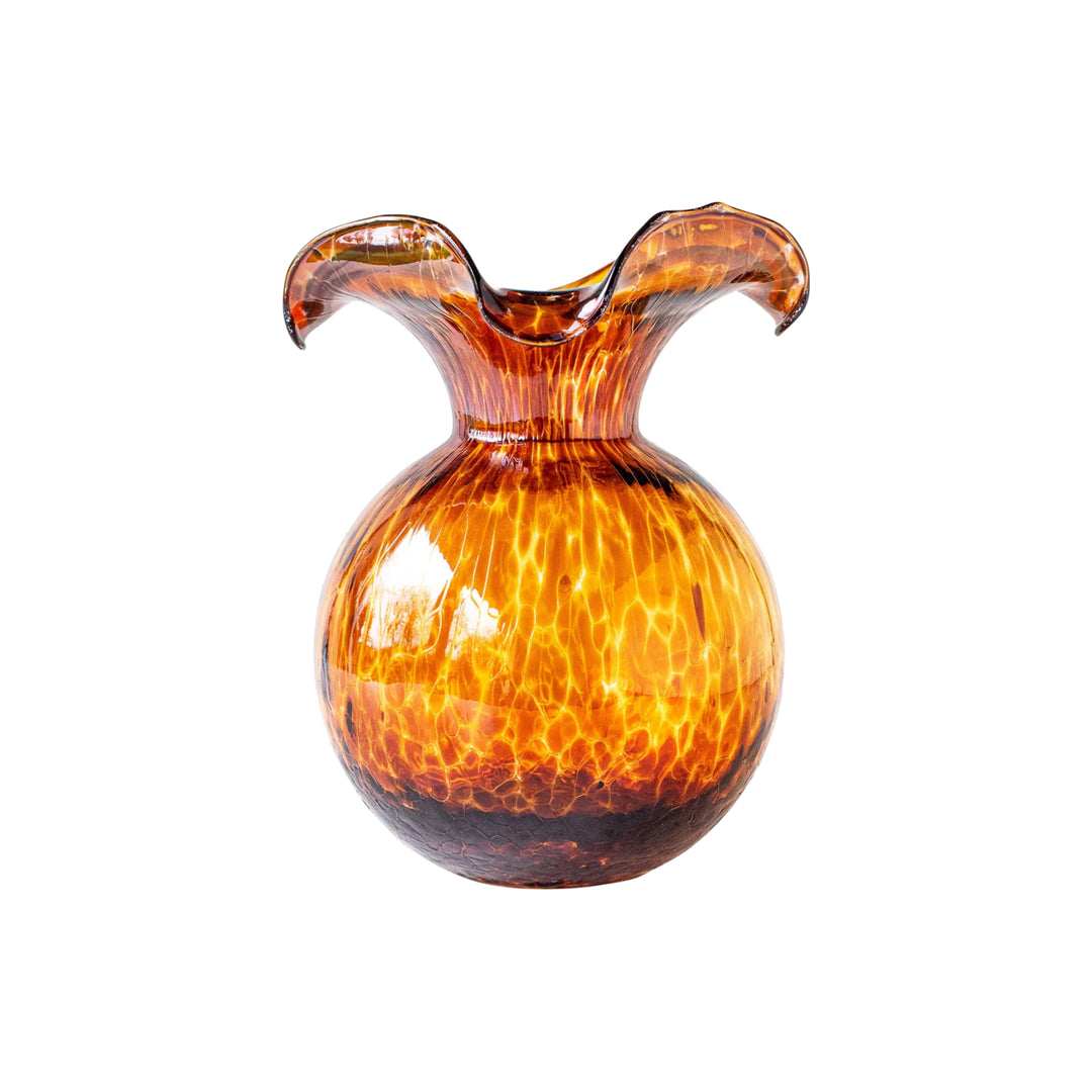 Hibiscus Medium Vase, Tortoise