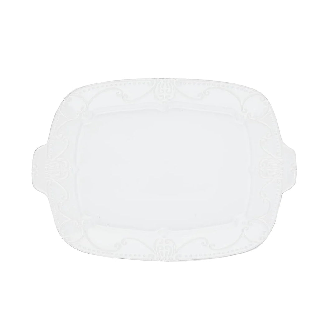 Isabella Rectangular Tray Pure White