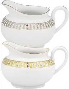 Plumes Gold Small Creamer