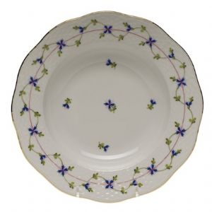 Blue Garland Rim Soup Plate