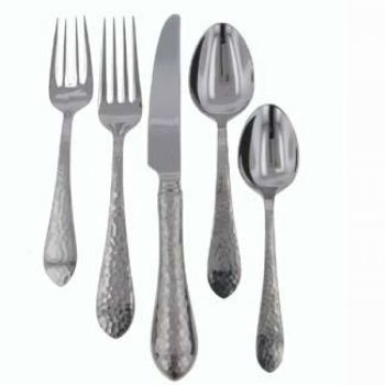 Hammered Antique Five-Piece Place Setting