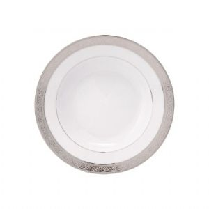 Trianon Platinum Rim Soup Plate