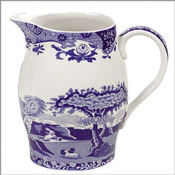 Blue Italian Pitcher