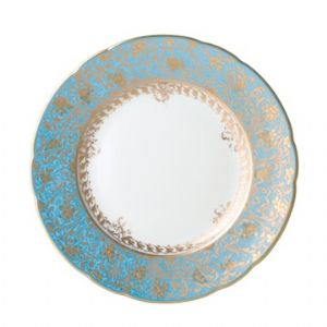 Eden Turquoise Rim Soup Plate