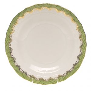 Evergreen Fish Scale Dessert Plate