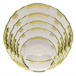 Princess Victoria Green Salad Plate