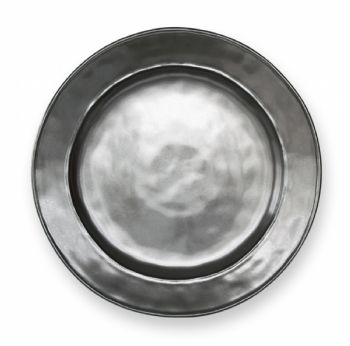 Pewter Stoneware Dinner Plate