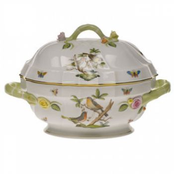 Rothschild Bird Two Quart Tureen with Branch