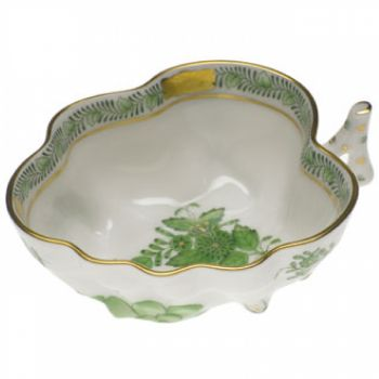 Chinese Bouquet Green Deep Leaf Dish