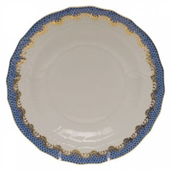 Fish Scale Blue Dessert Plate
