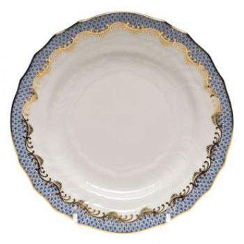 Fish Scale Light Blue Bread & Butter Plate