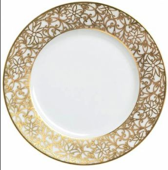 Salamanque Gold Dessert Plate
