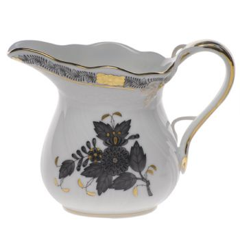 Chinese Bouquet Black Creamer