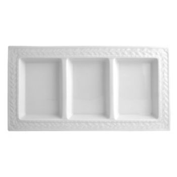 Louvre Three-Compartment Tray