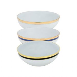Symphony Gold Round Open Vegetable Bowl