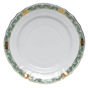 Chinese Bouquet Garland Green Bread & Butter Plate