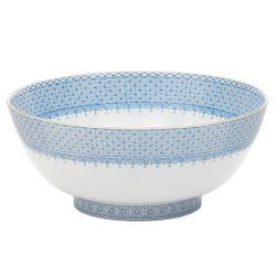 Cornflower Lace Round Bowl