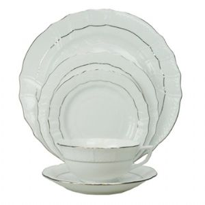 Platinum Edge Dinner Plate