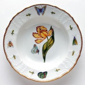 Old Master Tulips Rim Soup Plate