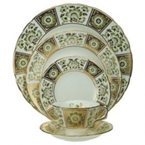 Derby Panel Green Cup & Saucer