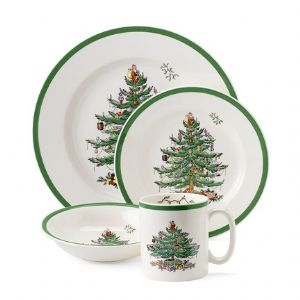 Christmas Tree Dinner Plate