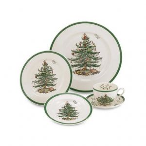 Christmas Tree Bread & Butter Plate