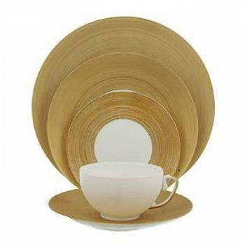 Hemisphere Gold Full Rim Bread & Butter Plate