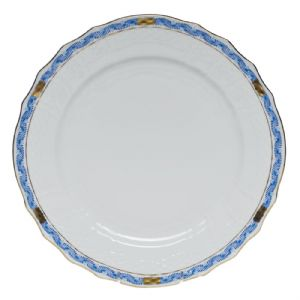 Chinese Bouquet Garland Blue Service Plate