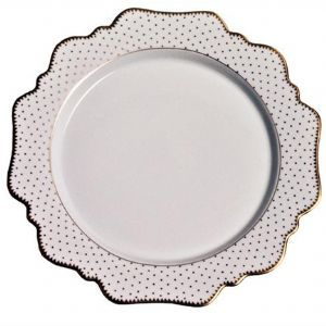 Simply Anna Antique Polka Salad Plate