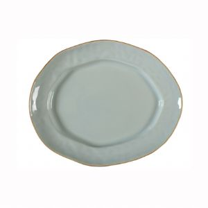 Cantaria Sheer Blue Oval Platter Large