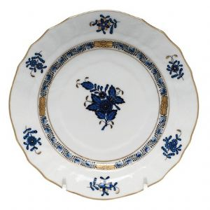 Chinese Bouquet Black Sapphire Bread & Butter Plate