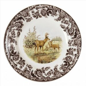 Woodland Salad Plate (Deer)