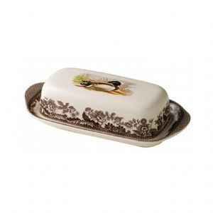 Woodland Covered Butter Dish (Mallard)