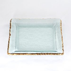 Edgey Gold Square Platter