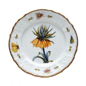 Redoute Yellow Flower Salad Plate