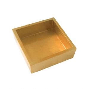 Gold Lacquer Cocktail Napkin Holder