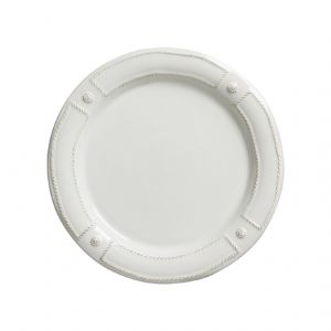 French Panel Whitewash Dinner Plate