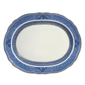 Indigo Wave Platter