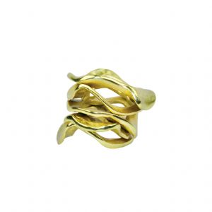 Flux Napkin Ring Gold Set of Four