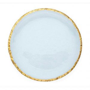 Edgey Gold Charger/ Round Platter Small