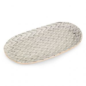 Charcoal Oval Large Fish Platter