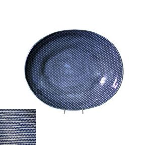 Cobalt Strata Banquet Oval Platter