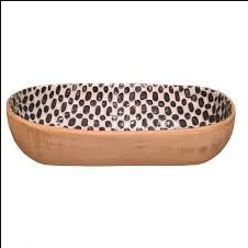 Charcoal Dot Bread Basket