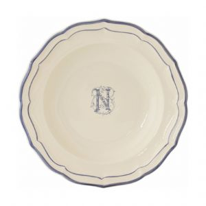 Filet Bleu Rim Soup Plate with N
