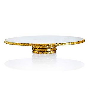 Edgey Gold Cake Stand