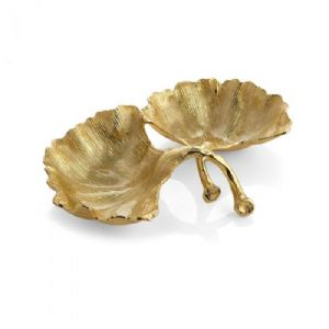 New Leaves Gingko Double Compartment Dish