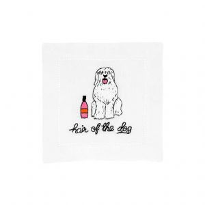 AM Hair of the Dog Cocktail Napkins, Set of Four