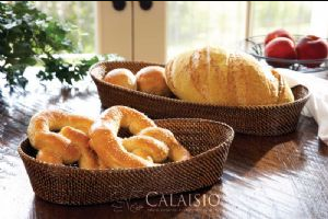 Woven Oval Bread Basket, Large
