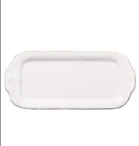 Cantaria White Large Rectangular Tray